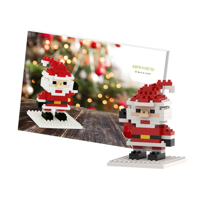 BRIXIES Postkarte Weihnachtsmann