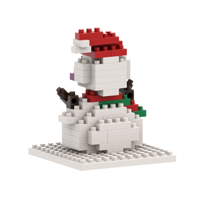 BRIXIES Snowman Postcard