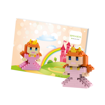 BRIXIES Postkarte Prinzessin