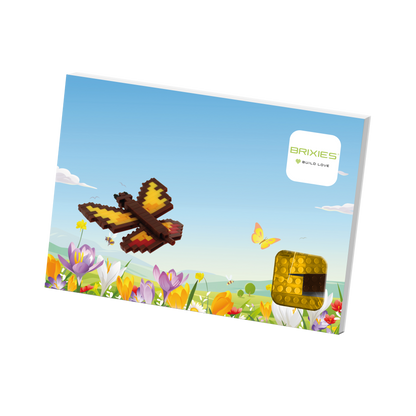 BRIXIES Postkarte Schmetterling