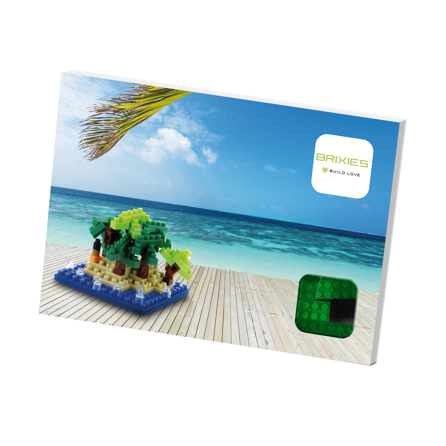 BRIXIES Postkarte Happy Holiday