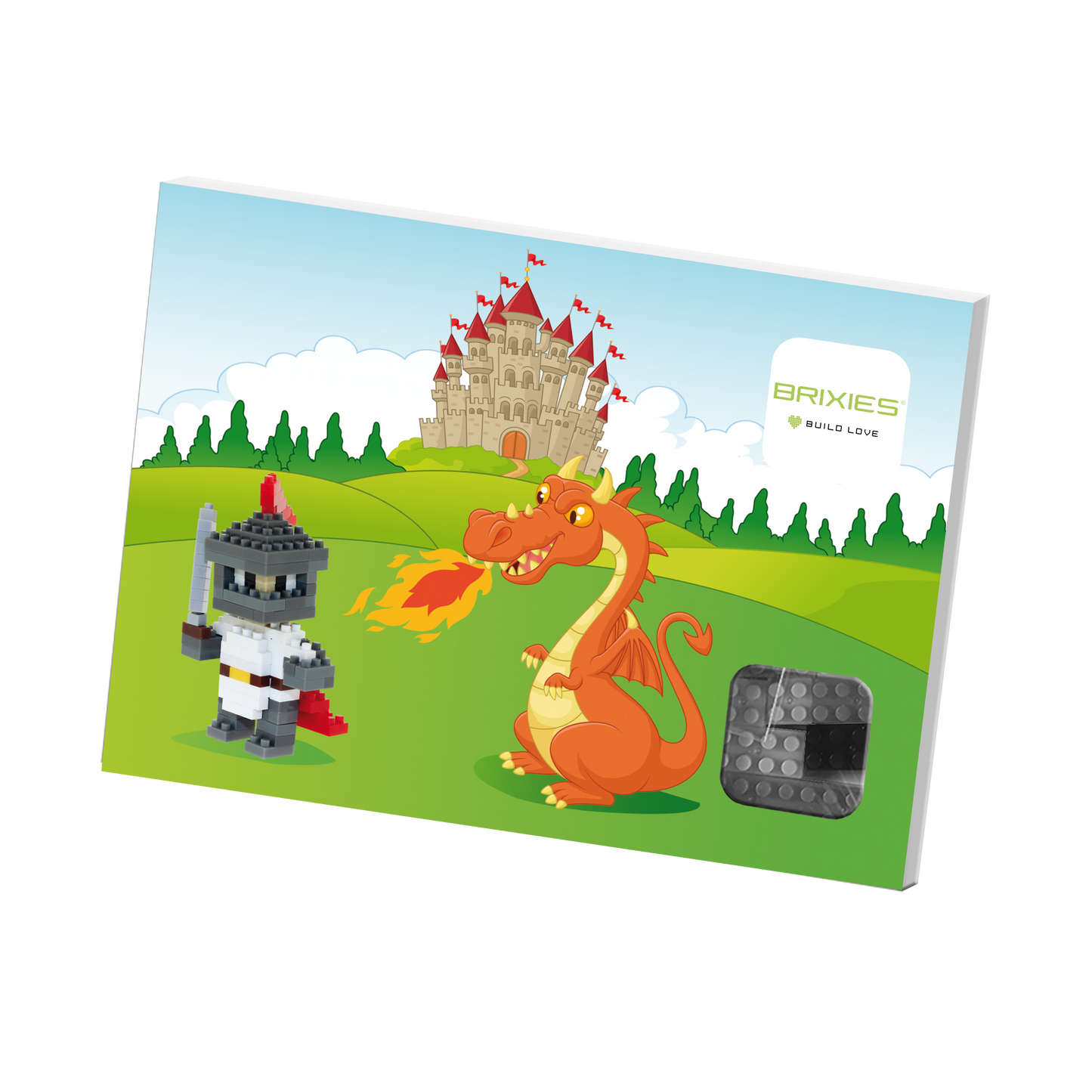 BRIXIES Postkarte Ritter