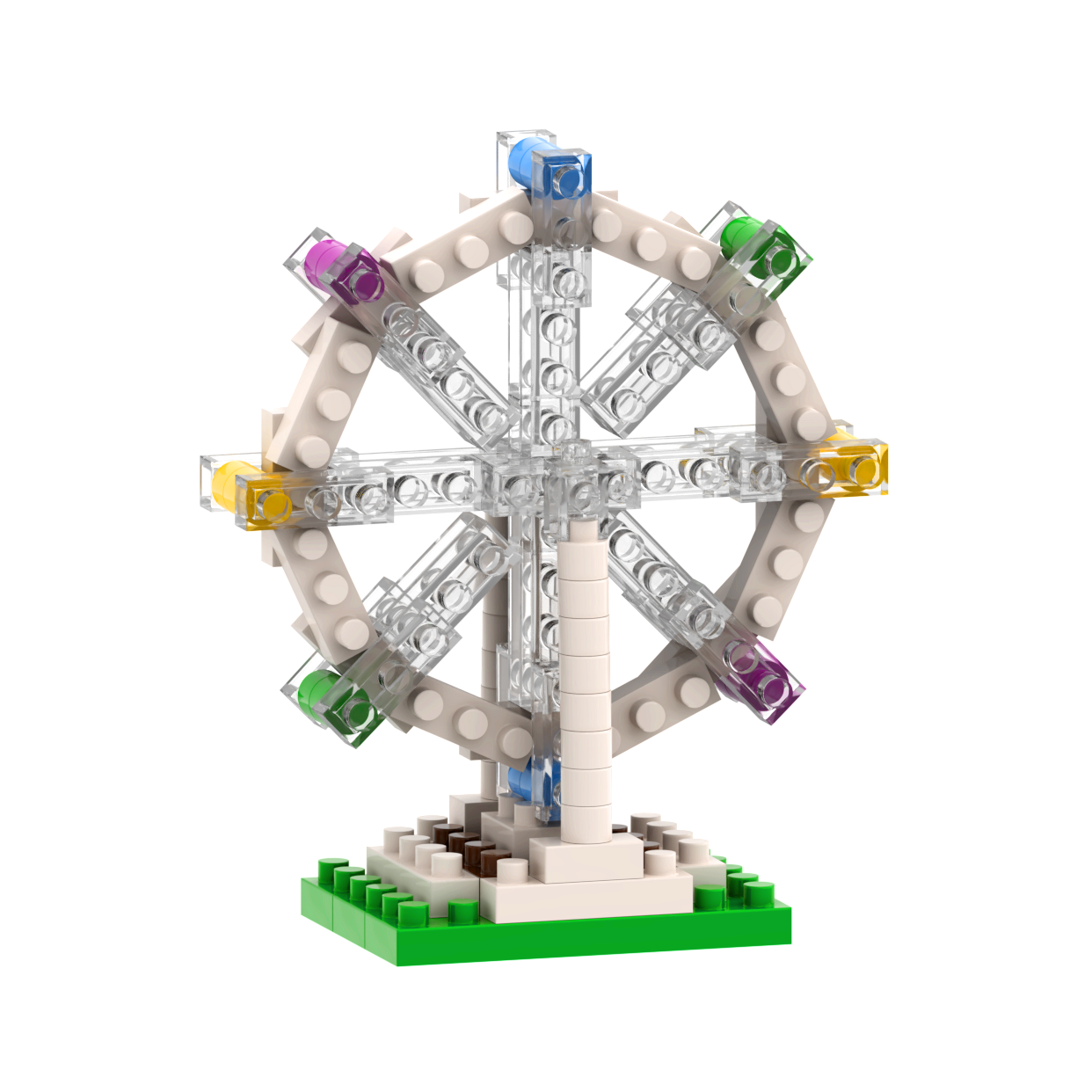BRIXIES Postcard Ferris Wheel