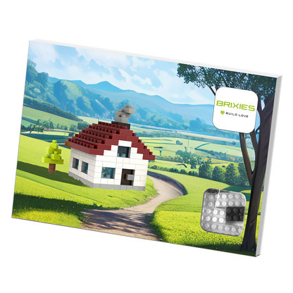 BRIXIES Postkarte Haus