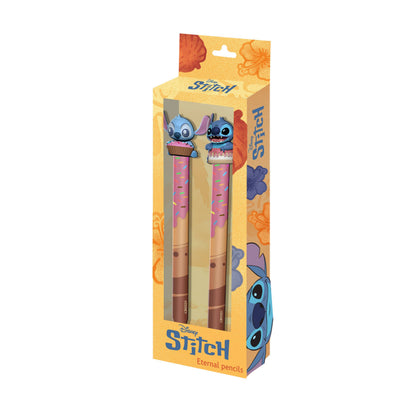 Pack de 2 Crayons Éternels Disney Lilo & Stitch « Mix » – Multicolore