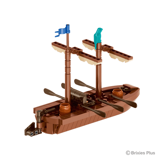 BRIXIES Plus Piraten Schiff klein