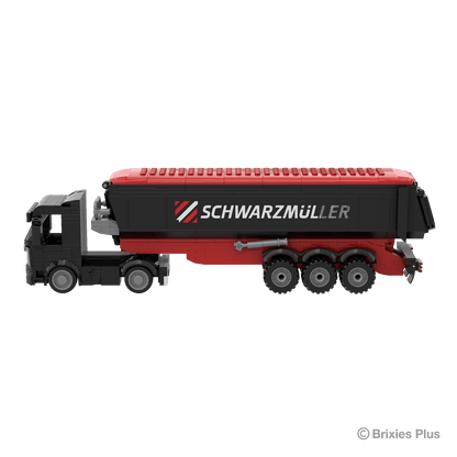 BRIXIES Plus Schwarzmüller Zugmaschine plus Muldenanhänger