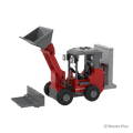 BRIXIES Plus Weidemann 1190e mit Wallbock + Schaufel