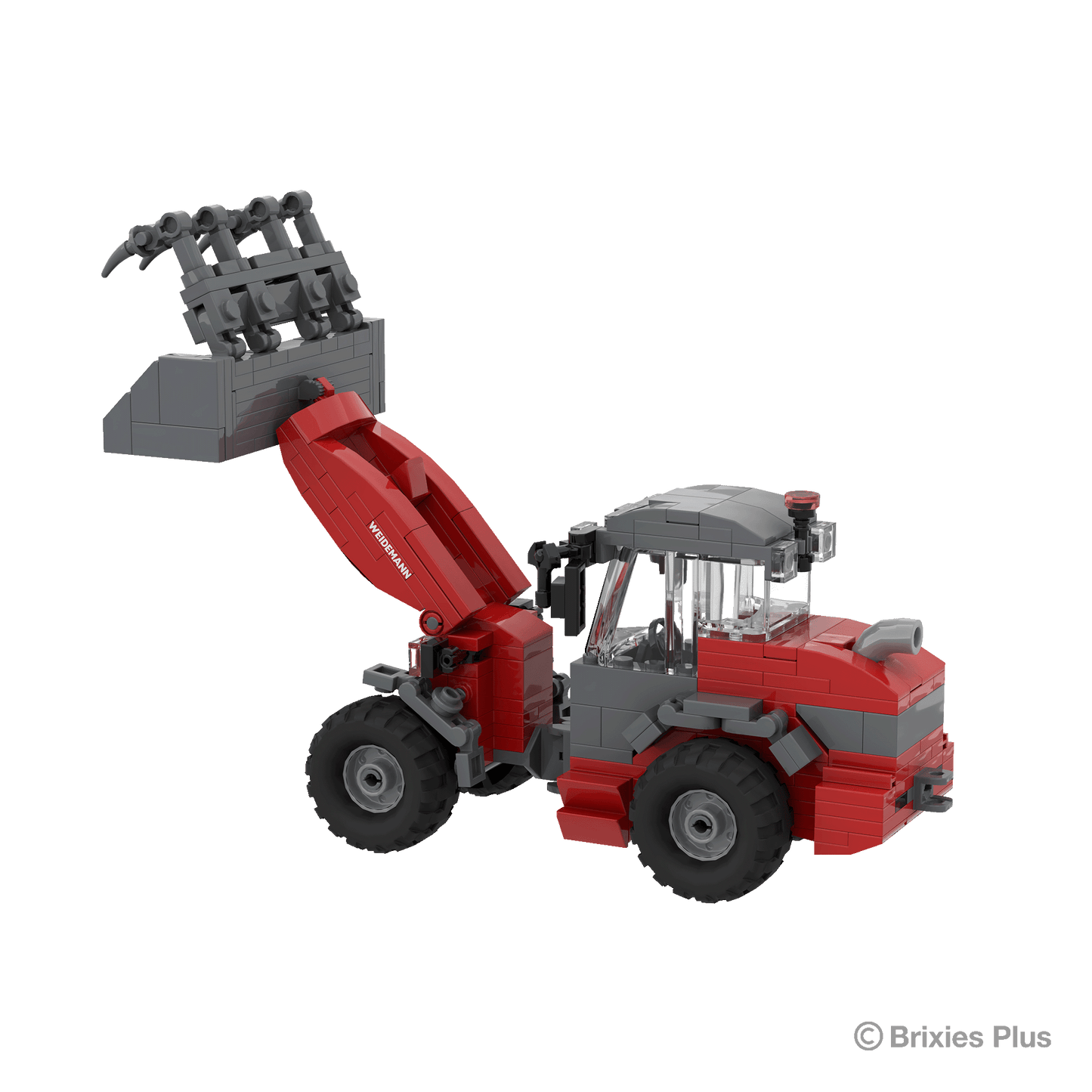 BRIXIES Plus Weidemann 3060 Greifschaufel & Plattengabel + Zubehör