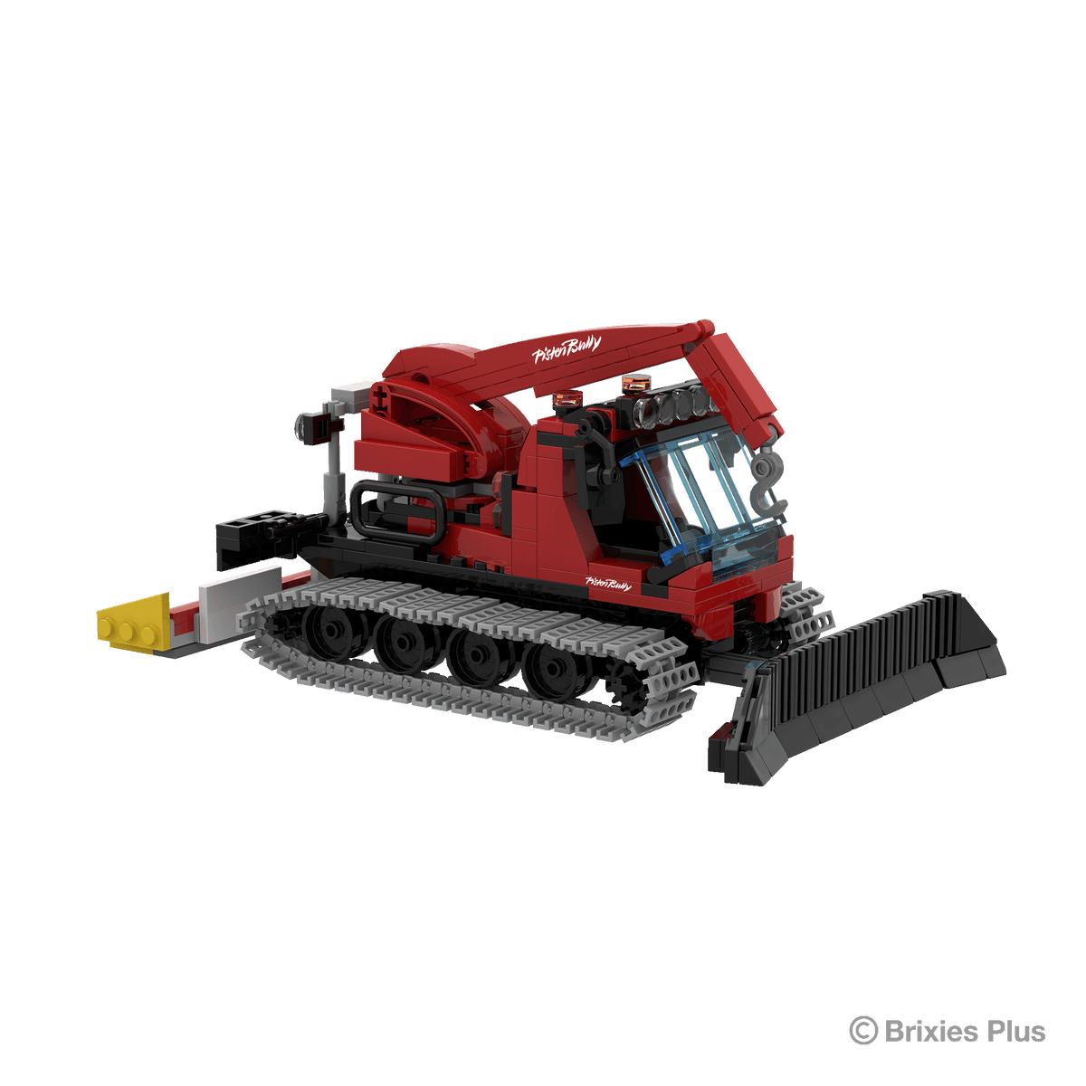 BRIXIES Plus Kässbohrer PistenBully Schneeraupe / Snow groomer