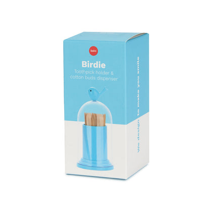 Porte-cure-dents & distributeur coton-tiges Birdie