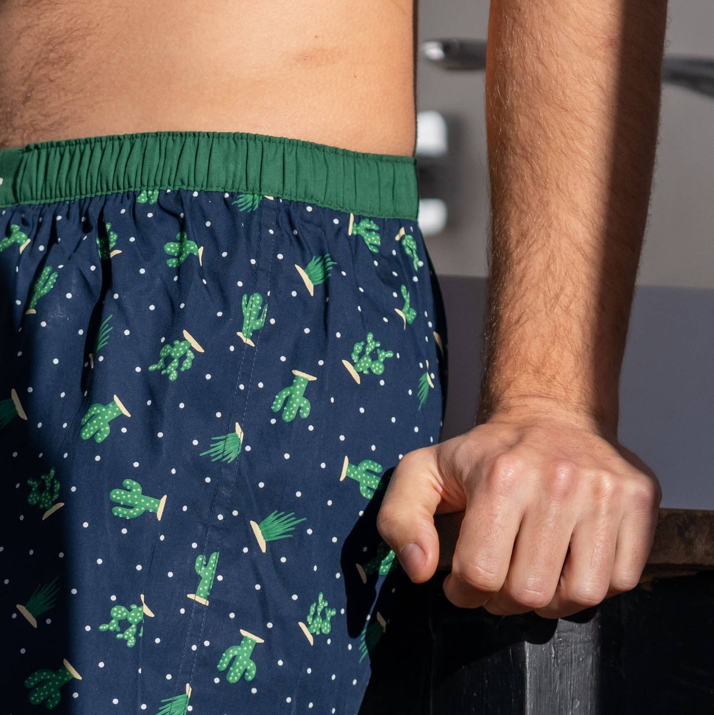 San Pedro Cactus 100% Organic Cotton Boxer Shorts