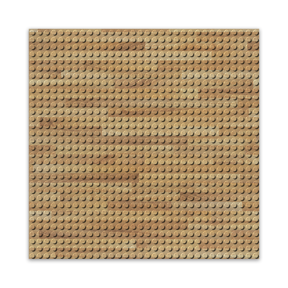 BRIXIES Plus Bedruckte Bauplatten nach Wunsch Weiß  32 x 32
