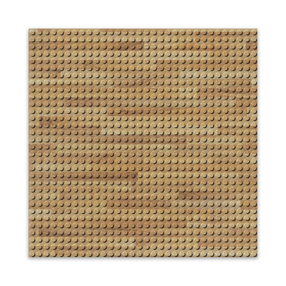BRIXIES Plus Bedruckte Bauplatten nach Wunsch Weiß  32 x 32