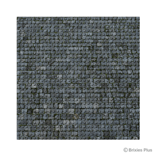 BRIXIES Plus Designer Platte Kopfsteinpflaster 32 x 32 Noppen