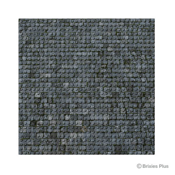 BRIXIES Plus Designer Platte Kopfsteinpflaster 32 x 32 Noppen
