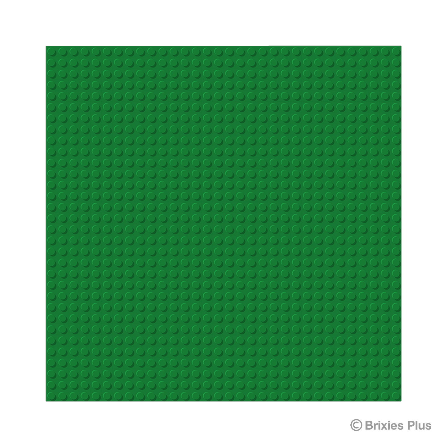 BRIXIES Plus Basis Platte Grün 32 x 32 Noppen