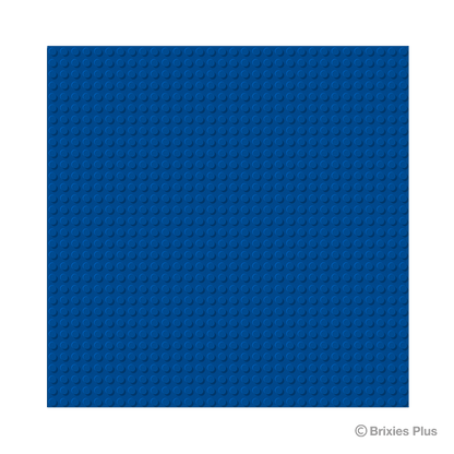 BRIXIES Plus Basis Platte Blau 32 x 32 Noppen