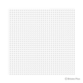 BRIXIES Plus Base Plate White 32 x 32 Studs