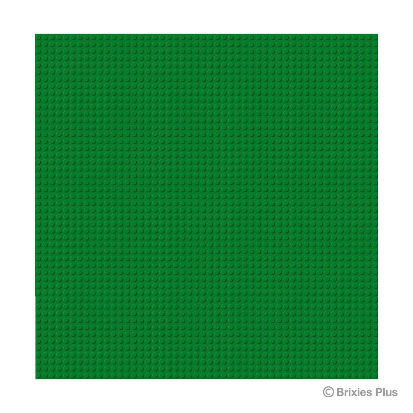 BRIXIES Plus Basis Platte Grün 50 x 50 Noppen