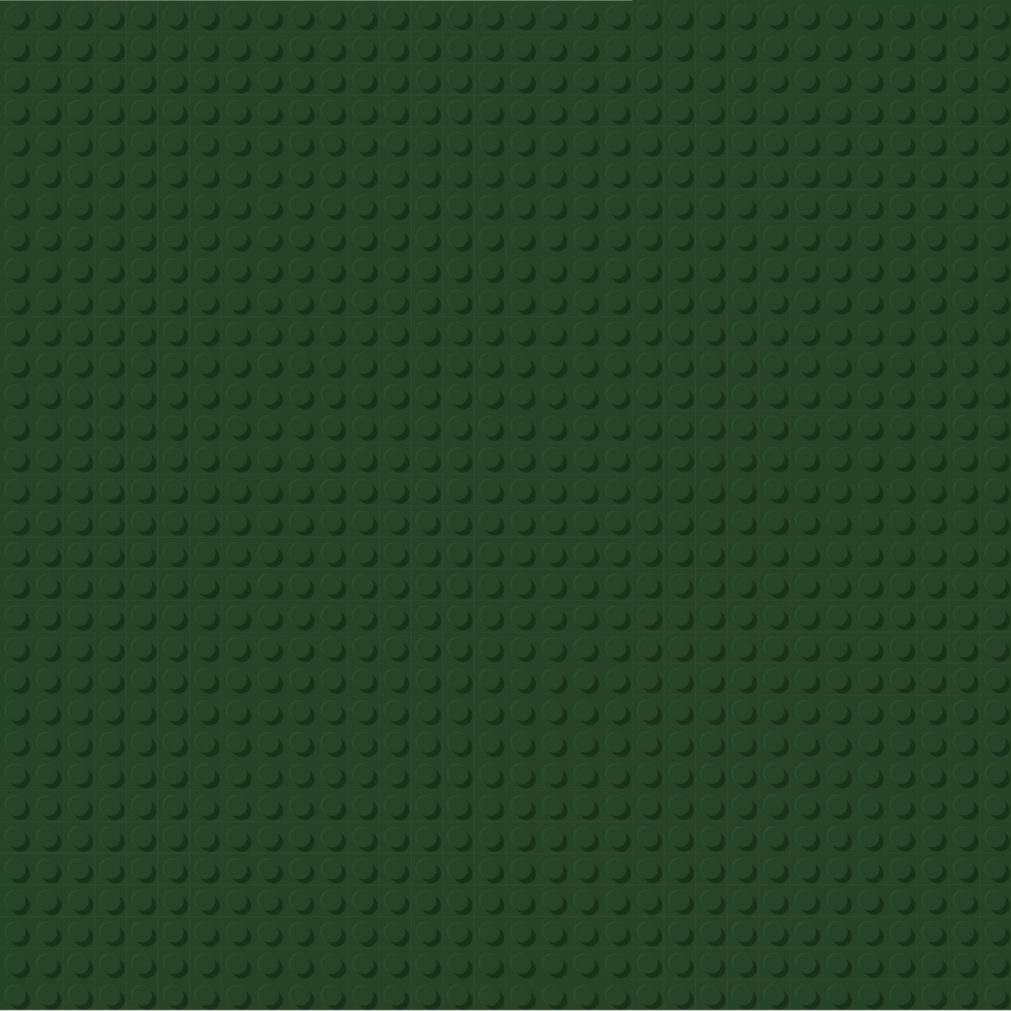 BRIXIES Plus Base Plate Dark Green 32 x 32 Studs