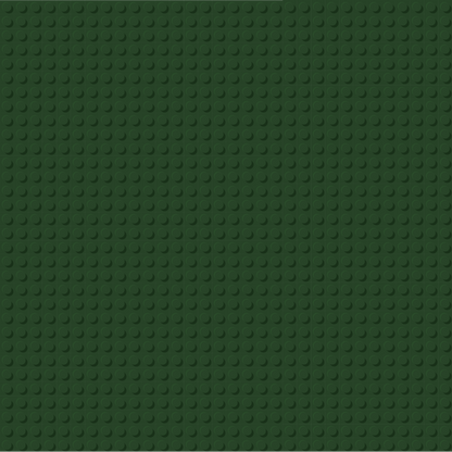 BRIXIES Plus Base Plate Dark Green 32 x 32 Studs