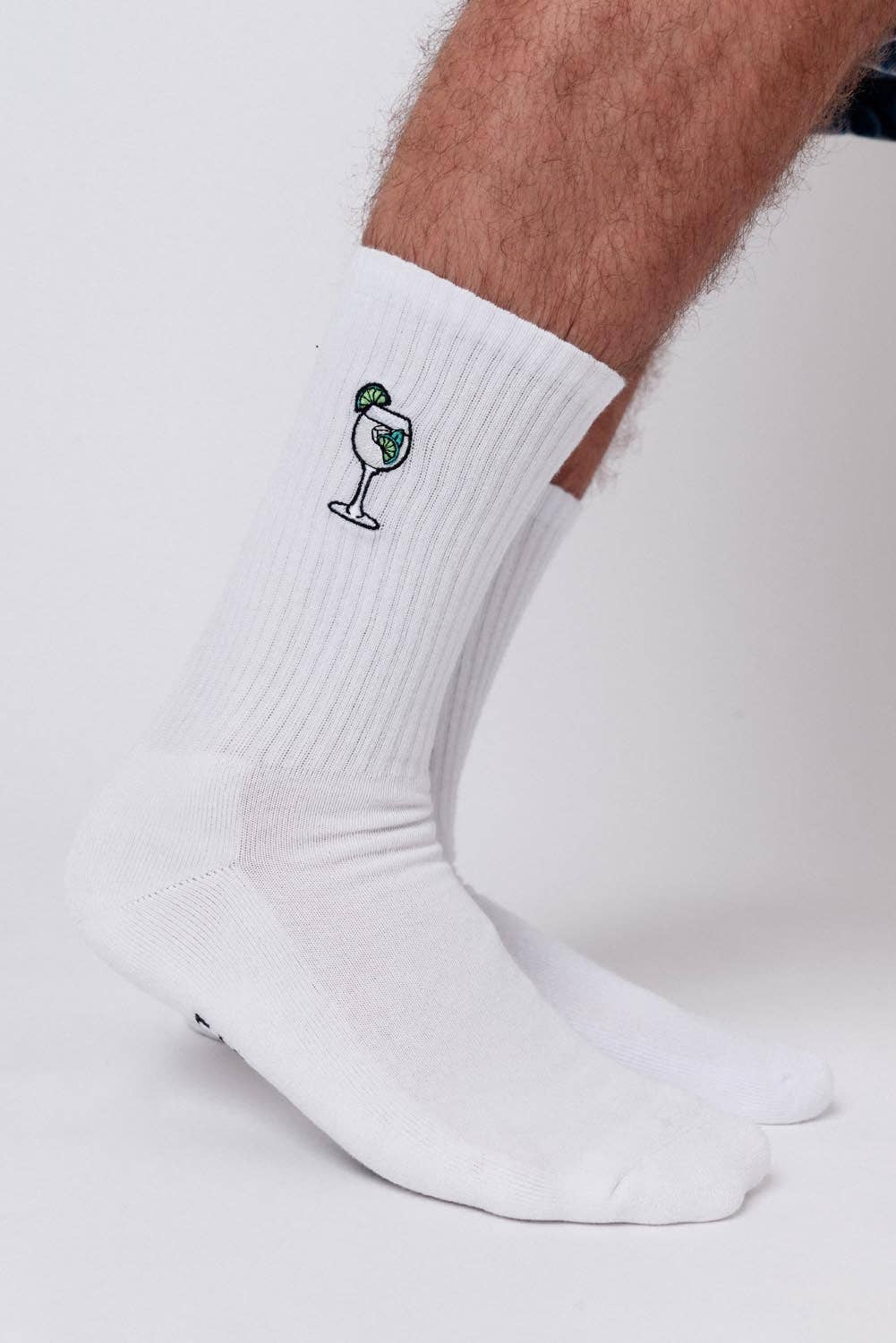 Chaussettes brodées Hugo Spritz