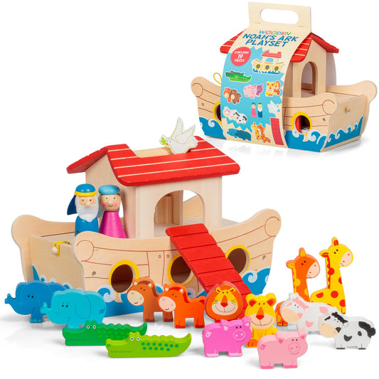 WOODEN NOAH'S ARK