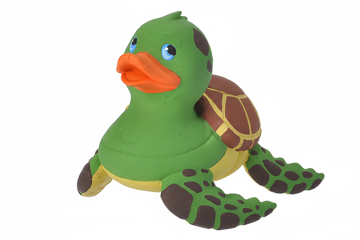 Sea turtle duck