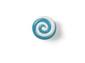 Patère Candy Swirl Turquoise