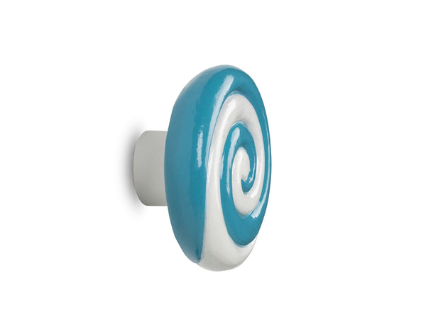 Candy Swirl Wall Hook Turquise