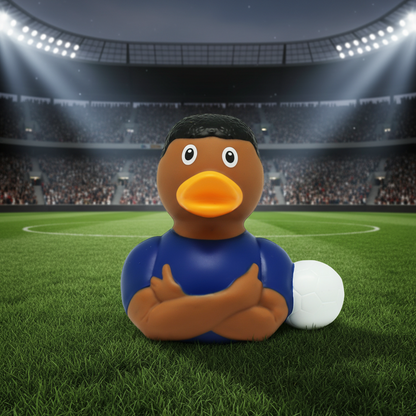 Canard Footballeur Star Bleu