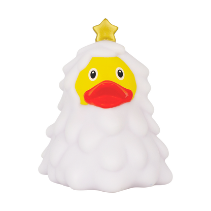 Canard Sapin de Noël Blanc