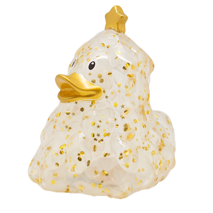 Canard Sapin de Noël Pailleté Doré