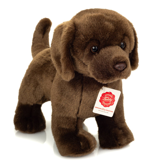 Peluche Labrador brun debout
