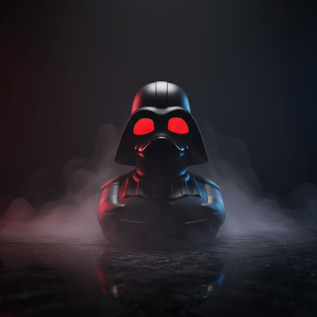 Canard Dark Vaduck Yeux Rouges