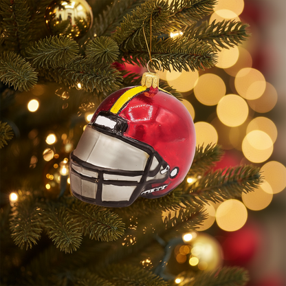 Kerstbal American Football helm