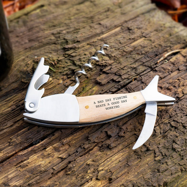 Tire-bouchon Sommelier Poisson 'Une Mauvaise Journée de Pêche...'