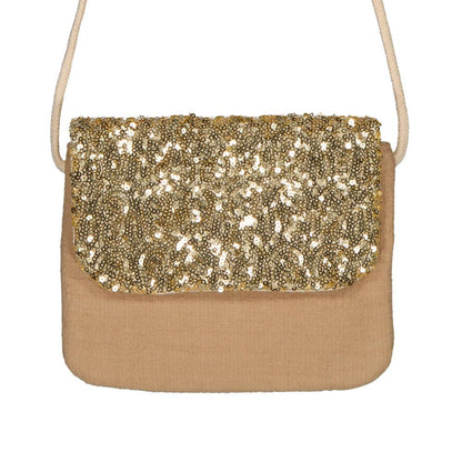 Handbag - Gold Sequins