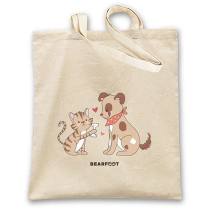 Jutebeutel Hund & Katze