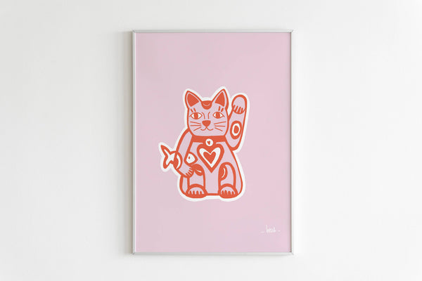 Affiche « Chat Chanceux » - le Chat Chanceux