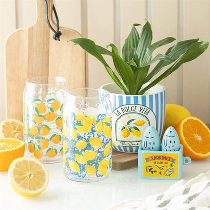 Verre à eau Canette - Orange