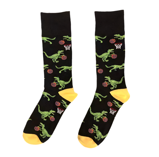 chaussettes dinosaure basket mrcol