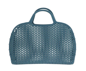 Vintage retro turquoise tas