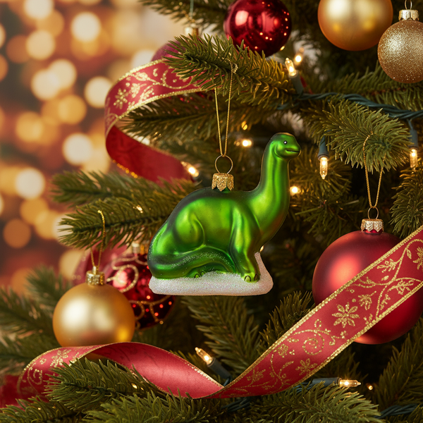 Brontosaurus kerstbal