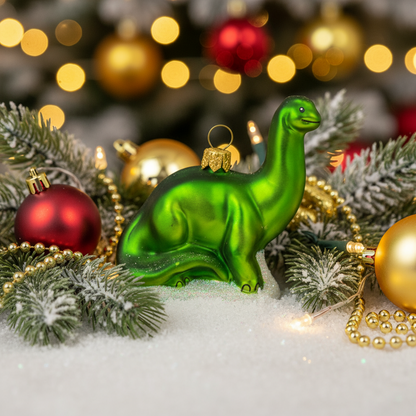Brontosaurus kerstbal