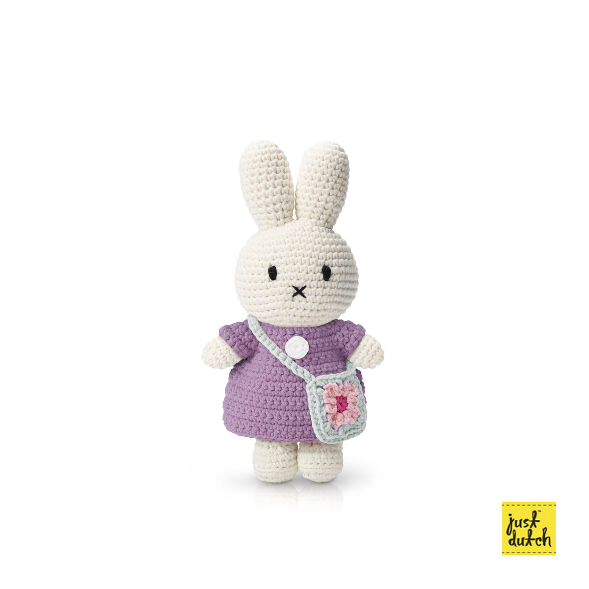 Peluche Miffy - Robe Lilas et Sac à Main