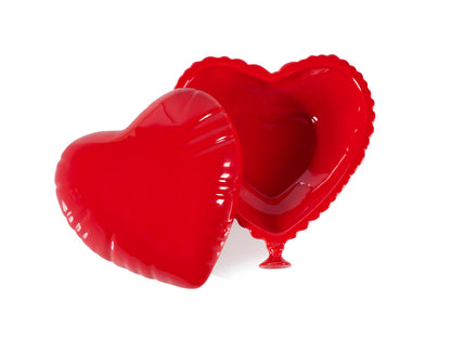Boîte à bijoux ballon coeur
