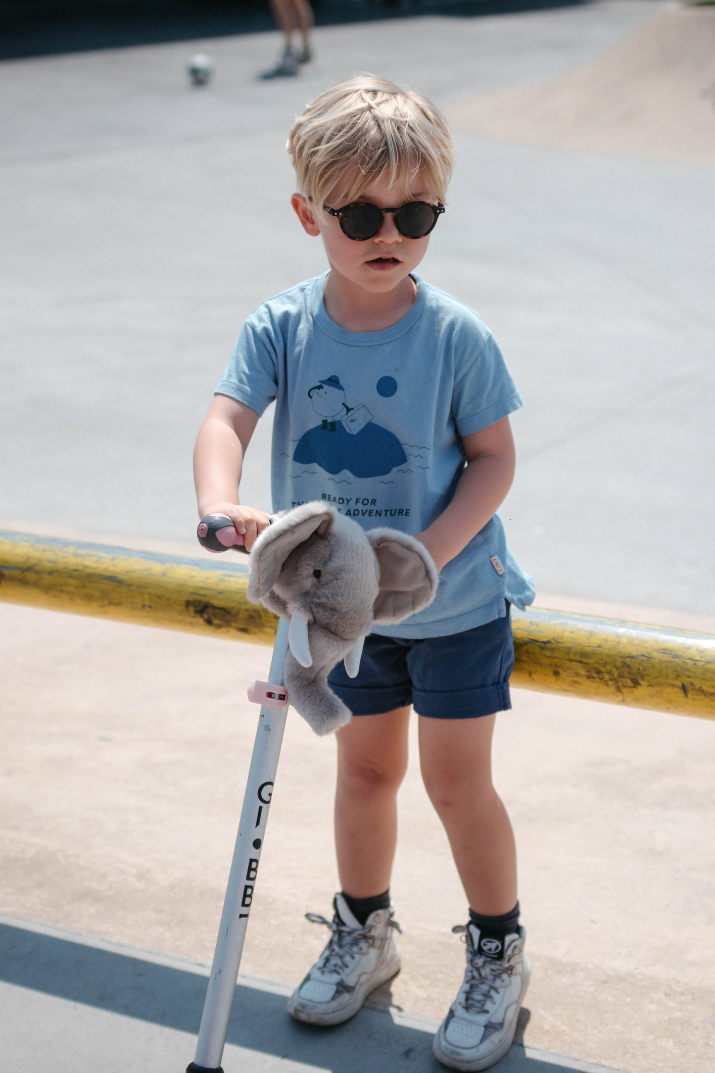 Elephant Head Accessory for Children's Bicycles and Scooters