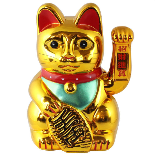 Lucky white cat 18cm